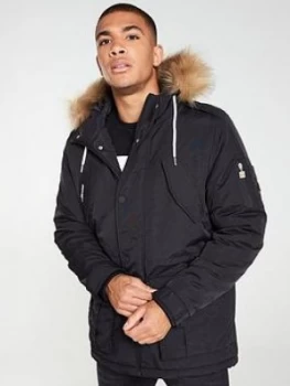 Image of Ellesse Blizzard Parka - Black