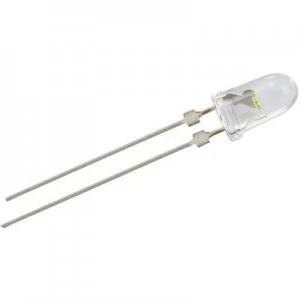 Image of LED wired White Circular 5mm 1700 mcd 1