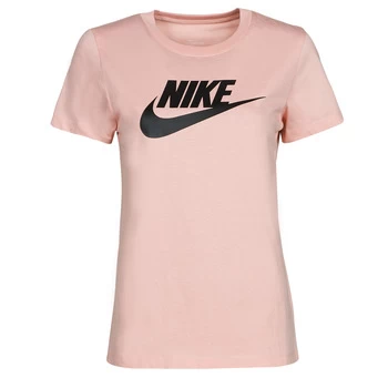 Image of Nike NSTEE ESSNTL ICON FUTUR womens T shirt in Pink - Sizes S,M,L,XS