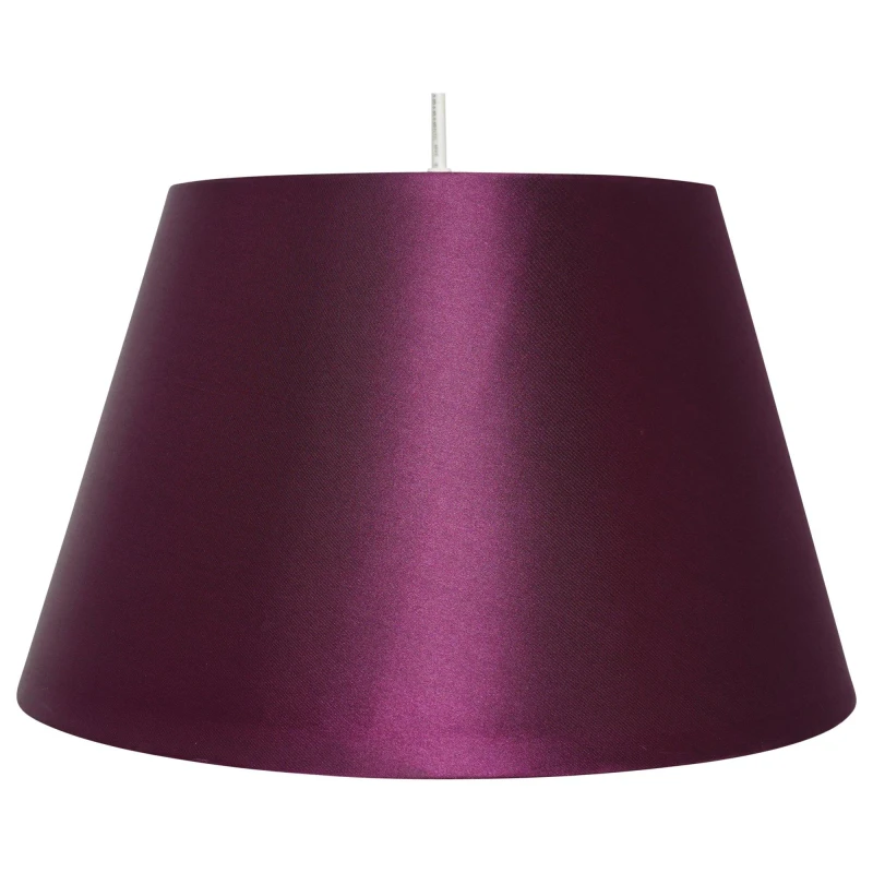 Image of K Living Satin Drum Ceiling Table Lamp Shade Plum unisex Medium