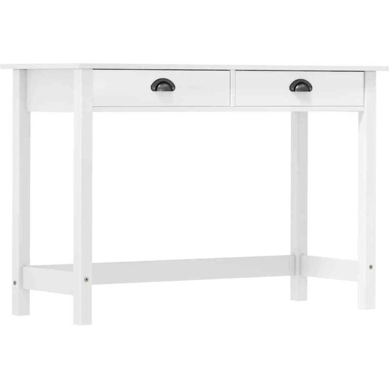 Image of VIDAXL Vidaxl - Console Table Hill with 2 Drawers 110x45x74cm Solid Pine Wood 8719883910581