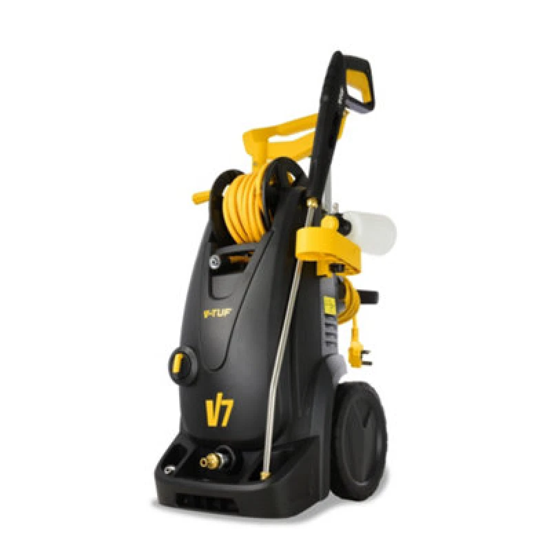 Image of V-Tuf V7 240V 195Bar, 7.2L/min Tough Diy Electric Pressure Washer - With Professional Accessories & 10M Hose Reel