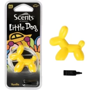 Image of Little Dog Yellow Vanilla Scented Car Air Freshener (Case of 6)