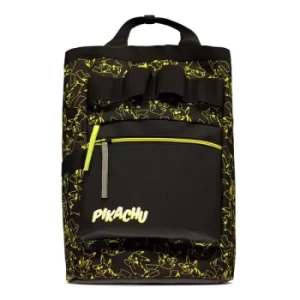Image of POKEMON Pikachu Deluxe All-Over Print Backpack, Black (BP705567POK)