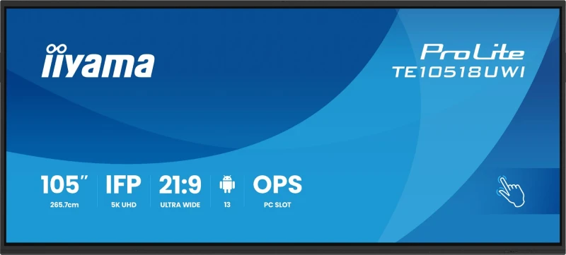 Image of iiyama TE10518UWI-B1AG Signage Display Kiosk design 2.66 m (104.6&quot