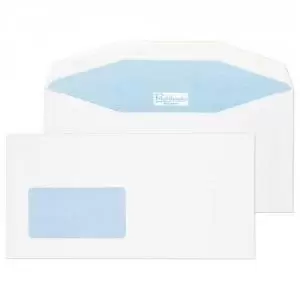 Image of Blake Premium Postfast White Window Gummed Mailer 114x229mm 90gsm Pack