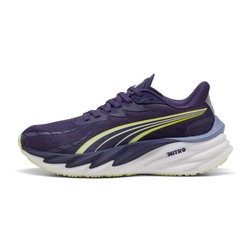 Image of Puma Velocity NITRO 4 Sneakers Purple Green Womens SS26, Size 37 - EUR