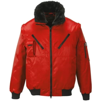 Image of Portwest - PJ10RERXL - sz XL Pilot Jacket - Red