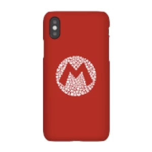 Image of Nintendo Super Mario Mario Items Logo Phone Case - iPhone X - Snap Case - Matte