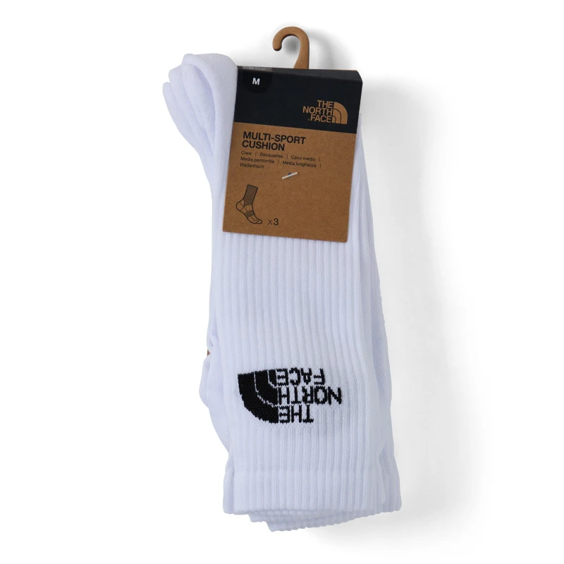 Image of The North Face Multi Sport Cushion Crew Socks - White White 4 -8