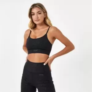 Image of USA Pro Gloss Sports Bra - Black