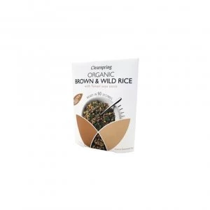 Image of Clearspring Org Brown & Wild Rice W. Tamari Soy 250g