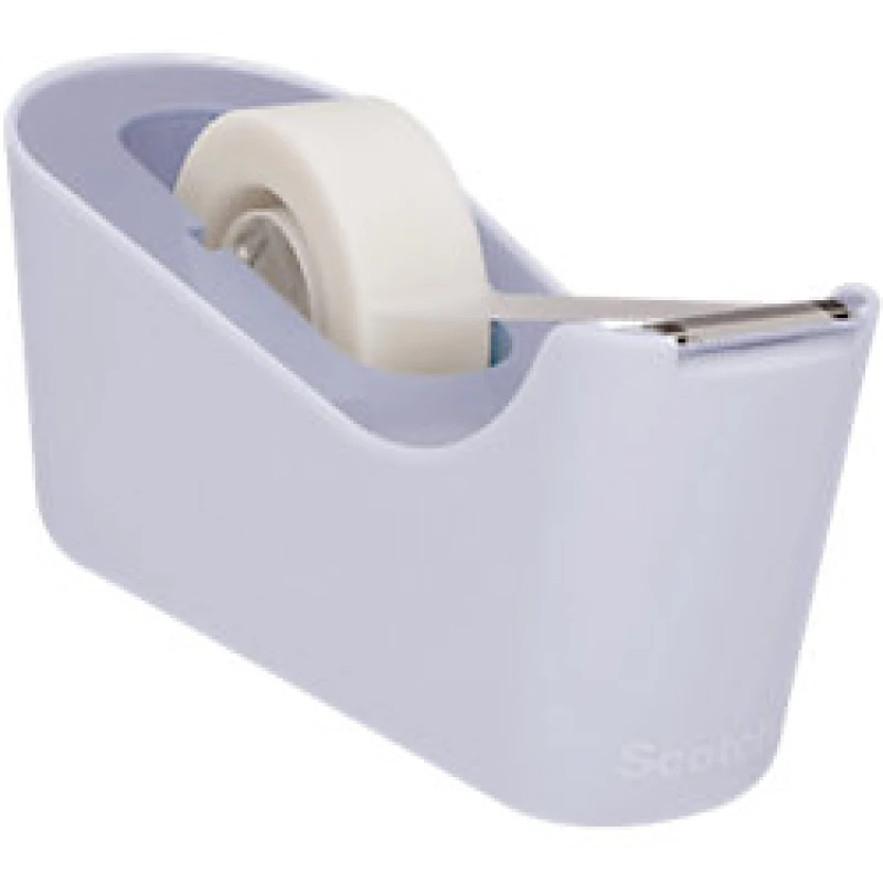 Image of Scotch Desktop Tape Dispenser C18, Lavender & Scotch Magic Tape, 19mm x 33 m Lavender