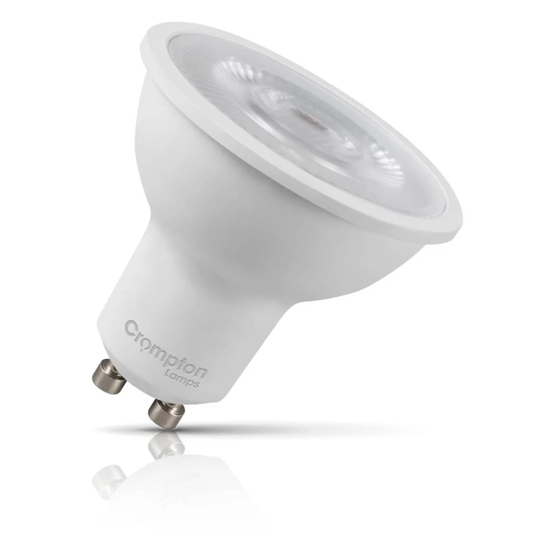Image of Crompton LED GU10 Spotlight Light Bulb 3.5W Cool White 4000K Halogen Replacement Clear