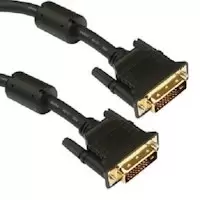 Image of OcUK Value DVI-D Dual Link M - M Monitor Cable (Black) - 5 Meter
