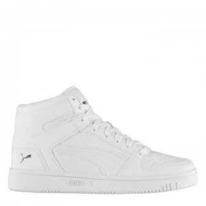 Image of Puma Rebound Lay Up SL High Top Trainers Mens - White