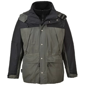 Image of Portwest S532GRRXL - sz XL Orkney 3 in 1 Breathable Jacket - Grey