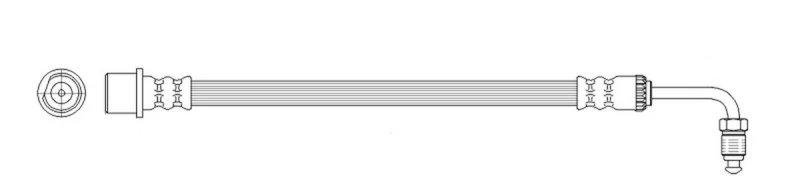 Image of K&K FT1142 Brake Hose Brake Hose (83)