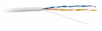 Image of Zexum 2 Pair 4 Core Round White CCS Telephone Cable - 50 Meter