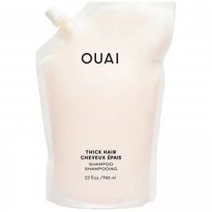 Image of OUAI Thick Hair Shampoo Refill 946ml