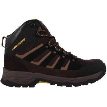 Image of Dunlop Michigan Mens Steel Toe Cap Safety Boots - Brown
