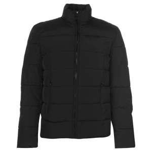 Image of Linea Mason Quilted Padded Jacket - Dark Grey