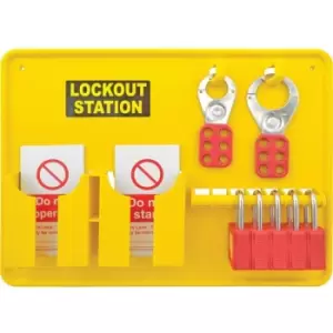 Image of Matlock Premier Lockout Station - 5 Station Filled