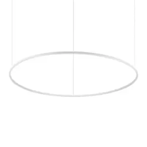 Image of Oracle Ring Integrated LED Pendant Ceiling Light White 150cm 4000K