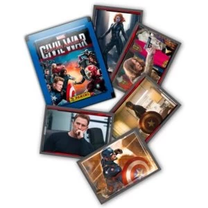 Image of Captain America Movie Sticker Collection (50 Packs)