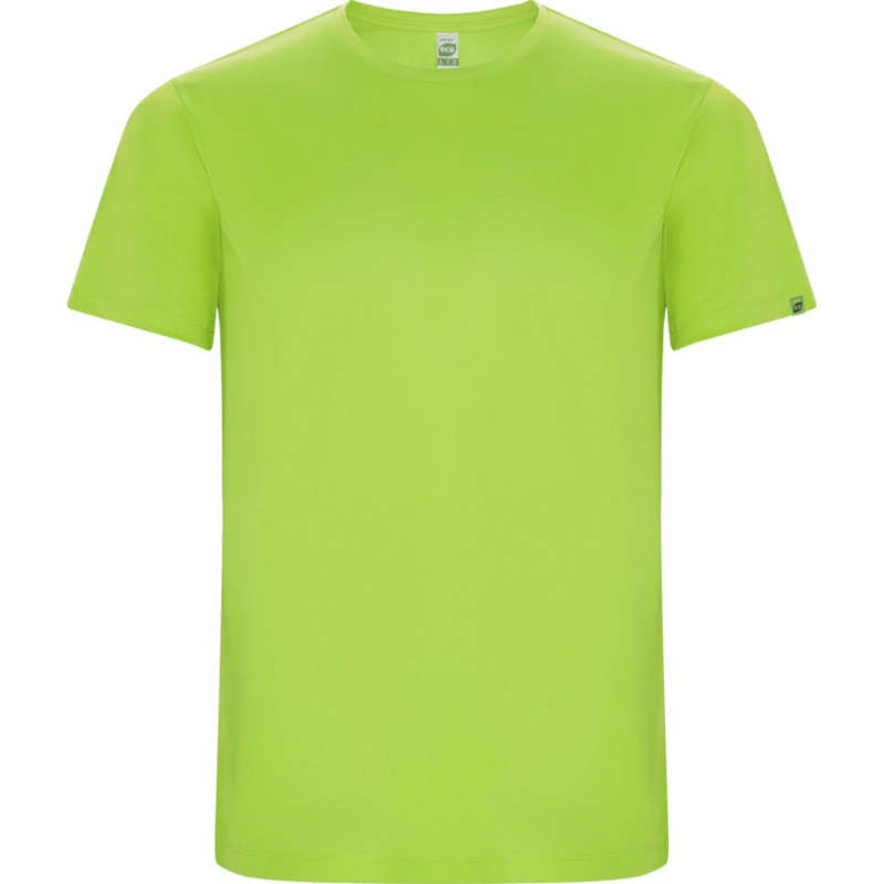 Image of ROLY Imola Short-Sleeved Sports T-Shirt in Light Green Size: 4 Years Light Green Unisex 4 Years
