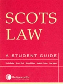Image of Scots Law by Nicole Busby and Richard H Mays Book