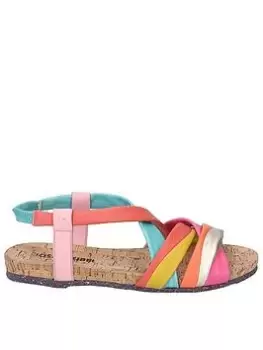 Image of Josef Seibel Henriette 03 Flat Sandals - Multi, Size 5, Women