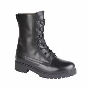Image of Grafters Mens Assault 2.0 Leather Boots (9 UK) (Black)