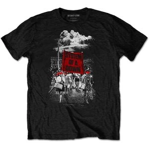 Image of System Of A Down - Banner Marches Unisex Medium T-Shirt - Black