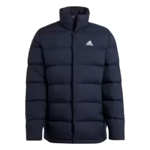 Image of adidas Helionic Mid-Length Down Jacket Mens - Blue