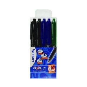Image of Pilot FriXion Erasable Rollerball Pen Assorted Pack of 5 224300530
