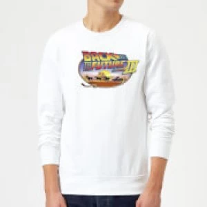 Image of Back To The Future Lasso Sweatshirt - White