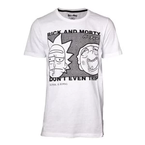 Image of Rick And Morty - The Vortex Mens Medium T-Shirt - White