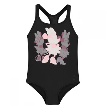 Image of Speedo Minnie Mouse Swim Suit Junior Girls - Black