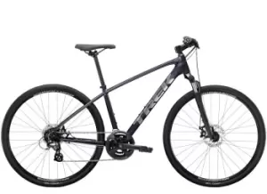 Image of 2023 Trek Dual Sport 1 Gen 4 Hybrid Bike in Satin Deep Dark Blue