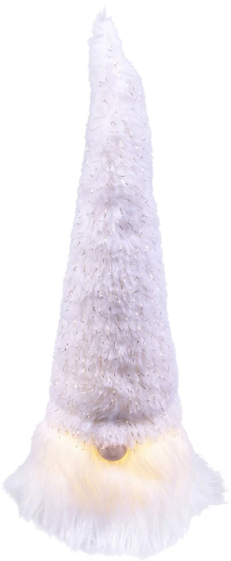 Image of St Helens Christmas Light Up Gonk Nordic Style Xmas Decoration with LED Face - Anders 230x90x90mm ELV-876215