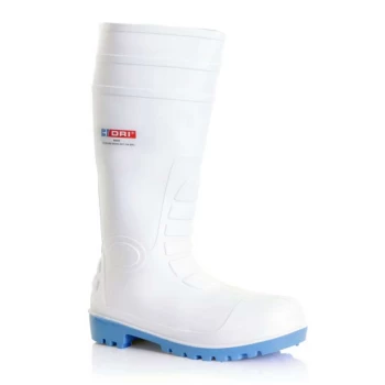 Image of Bdri Weatherproof Size 5 PVC Wellington Boots White