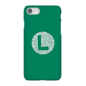 Image of Nintendo Super Mario Luigi Items Logo Phone Case - iPhone 8 - Snap Case - Gloss