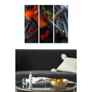 Image of MDF248820439 Multicolor Decorative MDF Painting (3 Pieces)