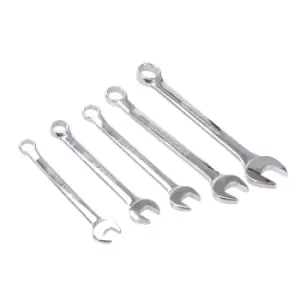 Image of King Dick Combination Spanner Set AF 5pce - 1/4" - 1/2"