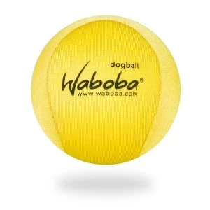 Image of Waboba Fetch Dog Ball Yellow 60mm