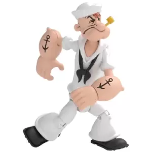 Image of Popeye Classics 1/12 Scale Action Figure - Popeye (White Sailor Suit)