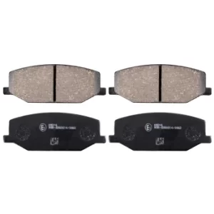Image of Brake Pad set ADK84224 by Blue Print Front Axle
