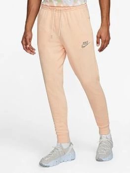 Image of Nike Nsw Revival Fleece Joggers - Beige