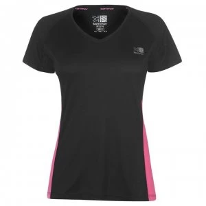Image of Karrimor Short Sleeve Run T Shirt Ladies - Black/Pink